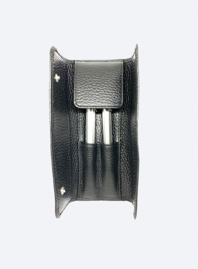 Portapenne in pelle Century - Nero | A.G. Spalding & Bros.